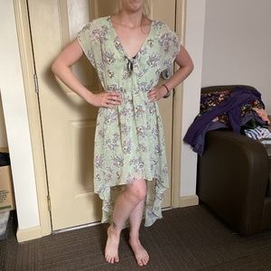 High low floral dress